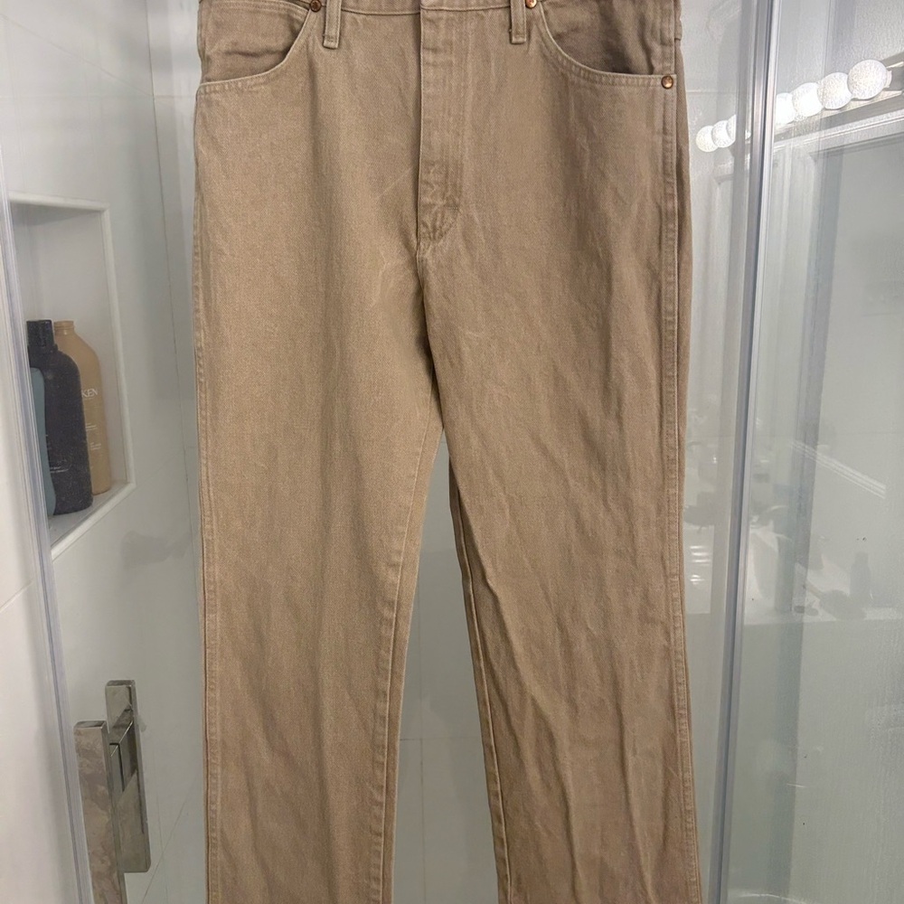 Wrangler Beige Cotton Pants